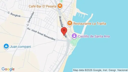 Apartments for rent i Roquetas de Mar - kort over placeringen