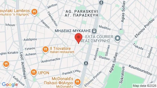 Apartments for rent i Nea Smyrni - kort over placeringen