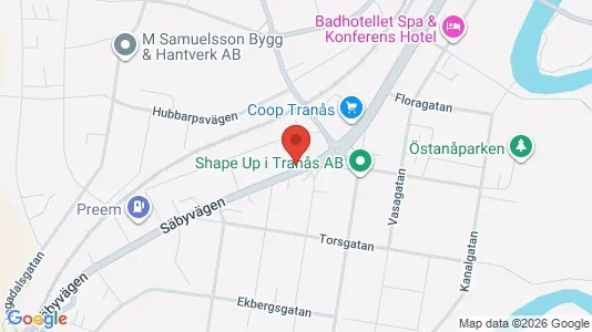 Apartments for rent i Tranås - kort over placeringen