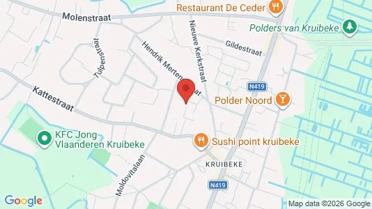 Apartments for rent i Kruibeke - kort over placeringen