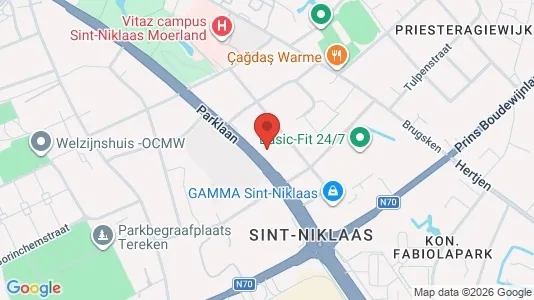 Apartments for rent i Sint-Niklaas - kort over placeringen