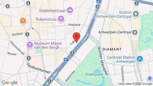 Apartments for rent i Stad Antwerp - kort over placeringen