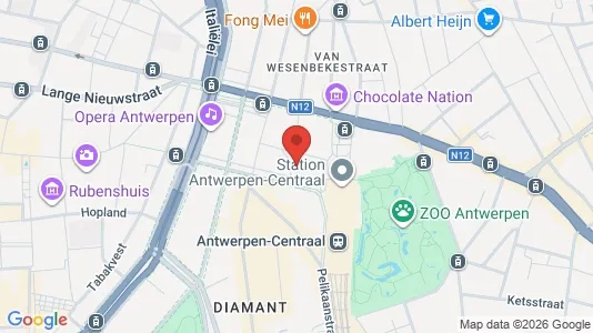 Apartments for rent i Stad Antwerp - kort over placeringen
