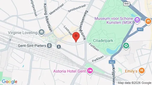 Apartments for rent i Stad Gent - kort over placeringen