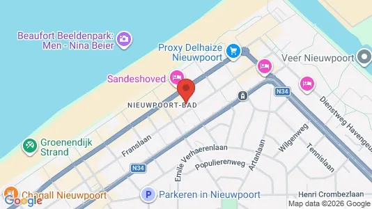Apartments for rent i Nieuwpoort - kort over placeringen