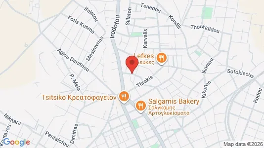 Apartments for rent i Alexandroupoli - kort over placeringen