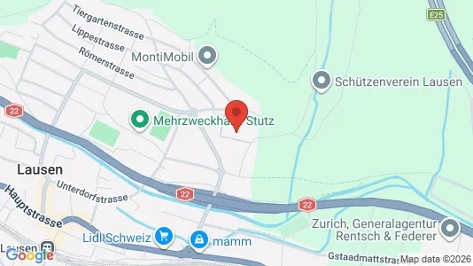 Apartments for rent i Liestal - kort over placeringen