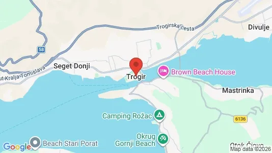 Houses for rent in Trogir - Photo from Google Street View