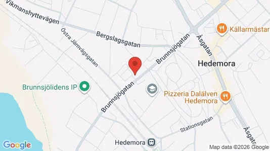 Apartments for rent i Hedemora - kort over placeringen