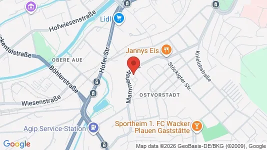 Apartments for rent i Vogtlandkreis - kort over placeringen