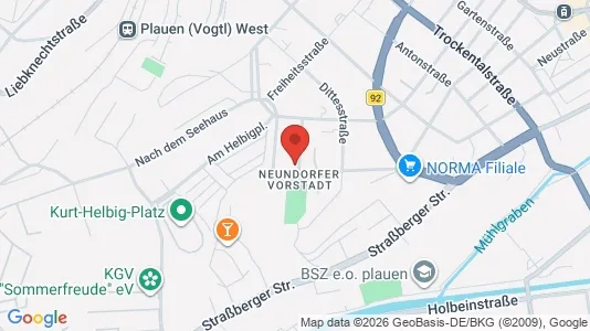 Apartments for rent i Vogtlandkreis - kort over placeringen