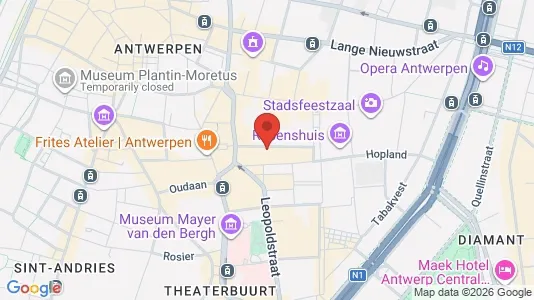 Apartments for rent i Stad Antwerp - kort over placeringen