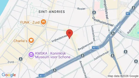 Apartments for rent i Stad Antwerp - kort over placeringen