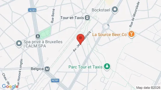 Apartments for rent i Brussels Sint-Jans-Molenbeek - kort over placeringen