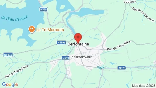 Houses for rent i Cerfontaine - kort over placeringen