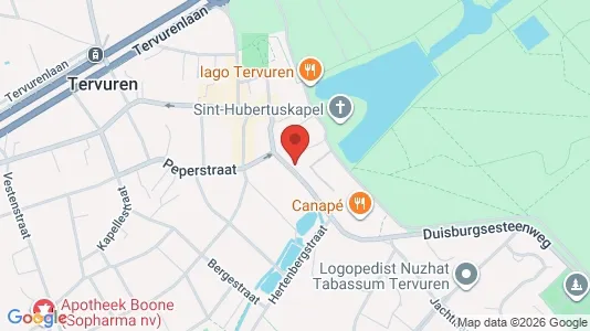 Apartments for rent i Tervuren - kort over placeringen