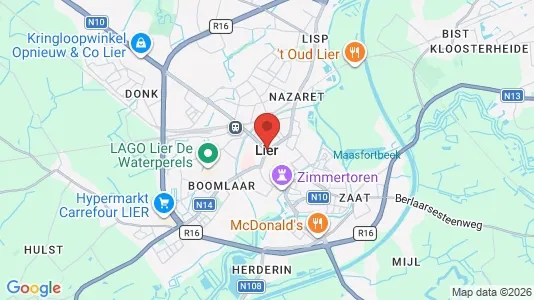 Houses for rent i Lille - kort over placeringen
