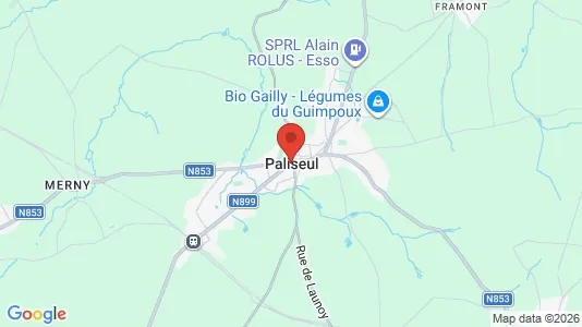Apartments for rent i Paliseul - kort over placeringen