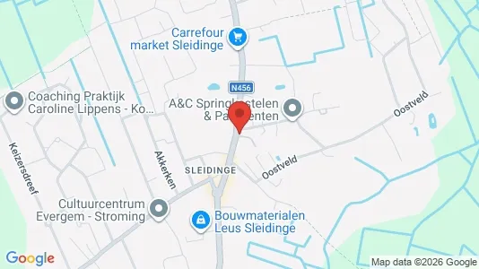 Apartments for rent i Evergem - kort over placeringen