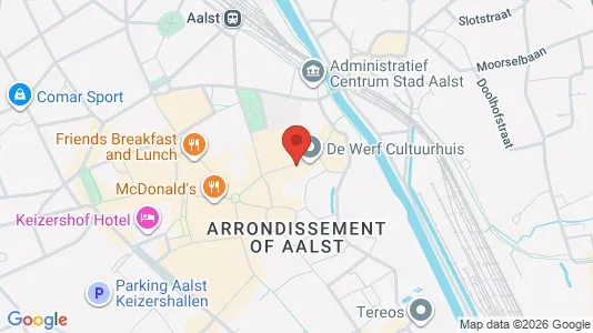 Apartments for rent i Aalst - kort over placeringen
