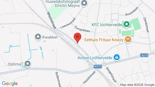 Apartments for rent i Lichtervelde - kort over placeringen