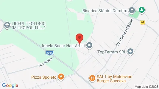 Apartments for rent i Suceava - kort over placeringen