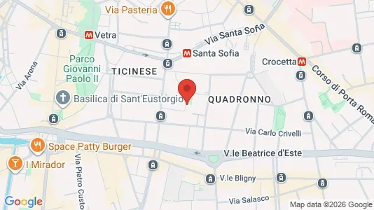Apartments for rent i Milano Zona 1 - Centro storico - kort over placeringen