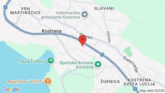 Apartments for rent in Kostrena - Photo from Google Street View