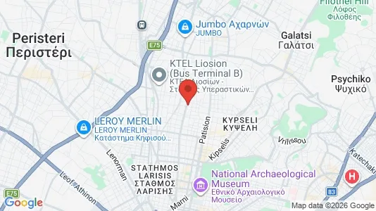 Apartments for rent i Athens Agios Nikolaos - kort over placeringen