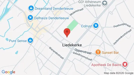 Apartments for rent i Liedekerke - kort over placeringen