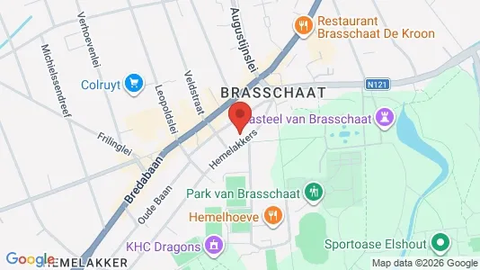 Apartments for rent i Brasschaat - kort over placeringen