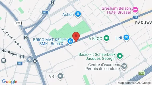 Apartments for rent i Brussels Schaarbeek - kort over placeringen