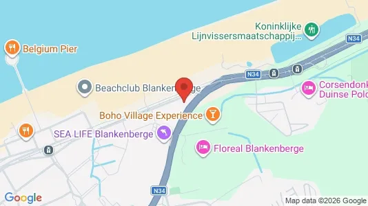 Apartments for rent i Blankenberge - kort over placeringen