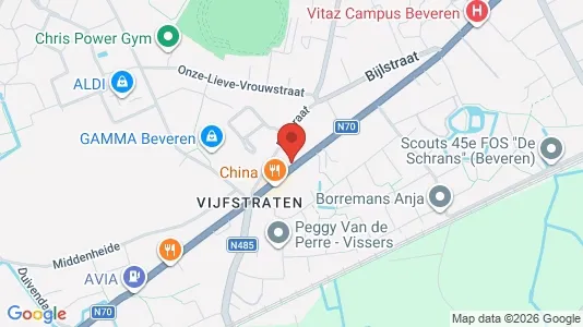 Apartments for rent i Beveren - kort over placeringen