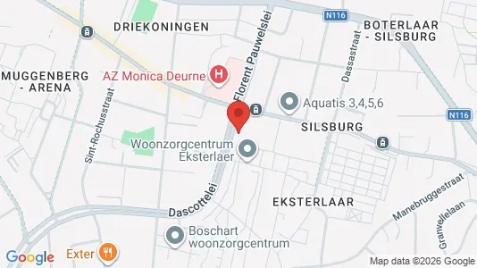 Apartments for rent i Antwerp Deurne - kort over placeringen