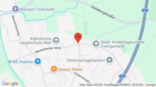 Apartments for rent i Recklinghausen - kort over placeringen