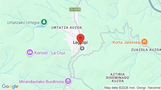Houses for rent i Legazpi - kort over placeringen