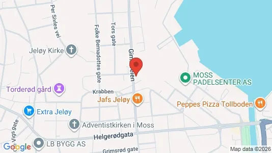 Apartments for rent i Moss - kort over placeringen