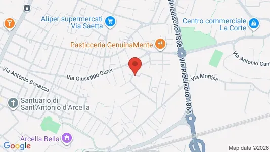 Rooms for rent i Padua - kort over placeringen