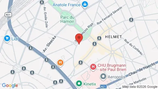 Apartments for rent in Brussels Schaarbeek - Photo from Google Street View