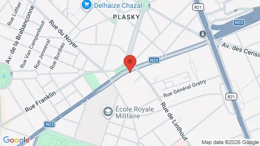 Apartments for rent i Brussels Schaarbeek - kort over placeringen