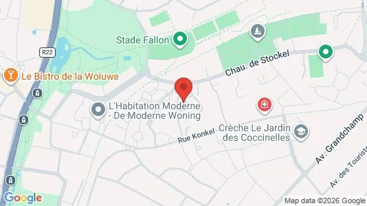 Apartments for rent i Brussels Sint-Lambrechts-Woluwe - kort over placeringen