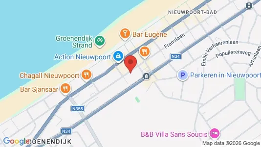 Apartments for rent i Nieuwpoort - kort over placeringen