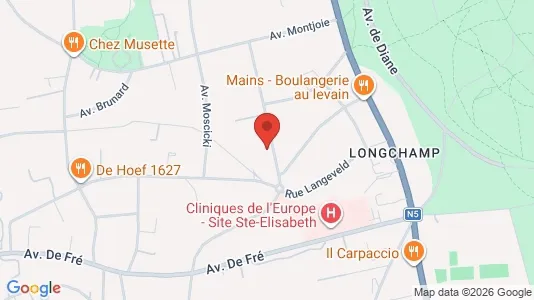 Apartments for rent i Brussels Ukkel - kort over placeringen