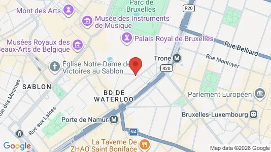 Apartments for rent i Brussels Elsene - kort over placeringen
