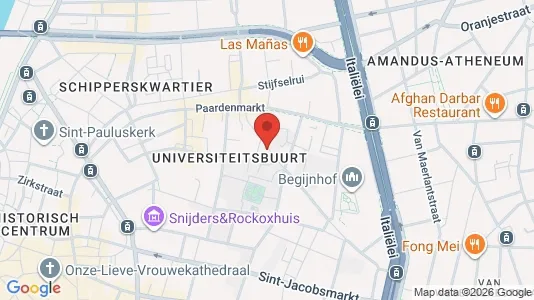 Apartments for rent i Stad Antwerp - kort over placeringen
