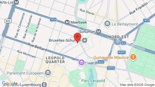 Apartments for rent i Brussels Etterbeek - kort over placeringen