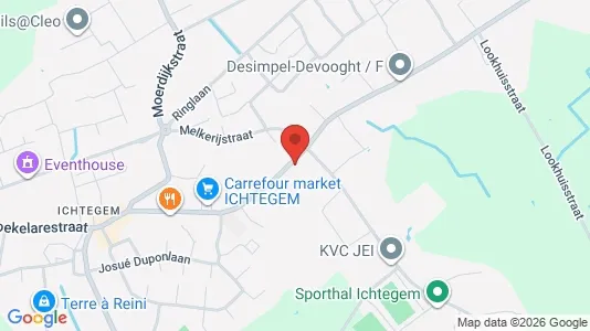 Apartments for rent i Ichtegem - kort over placeringen
