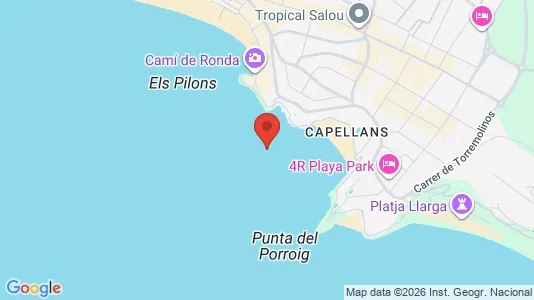 Apartments for rent i Salou - kort over placeringen