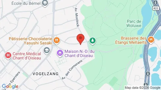 Apartments for rent i Brussels Sint-Pieters-Woluwe - kort over placeringen